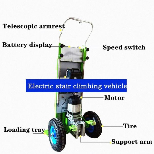 

electric stair climbing vehicle stair climbing trolley stairs deliver goods electric battery lifting vehicle yhsr#