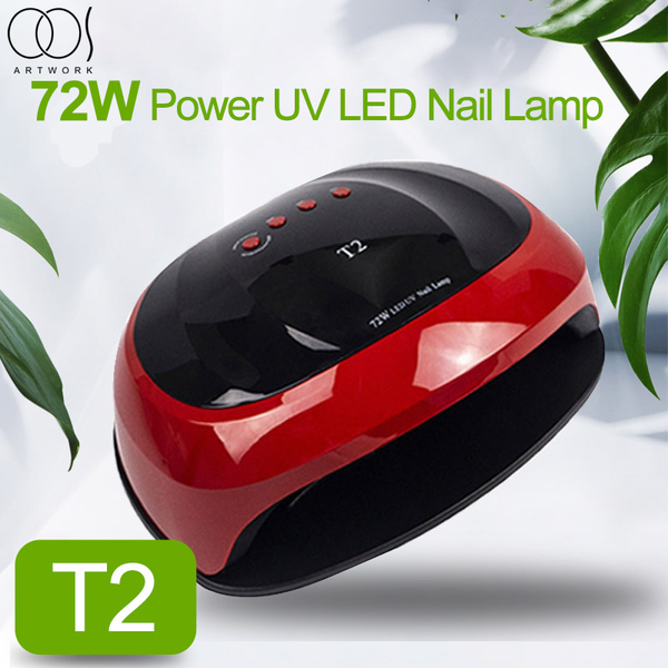 

72wled nail dryer lamp with 36pcs leds uv lamp for manicure gel nail dryer drying polish art salon manicure tools