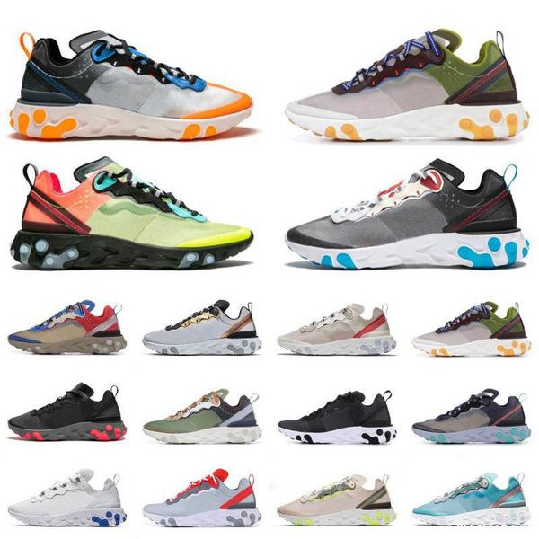 

hyper fusion element 87 55 designer shoes triple black moss total orange solar running trainer red dark grey gold ranger sport sneakers