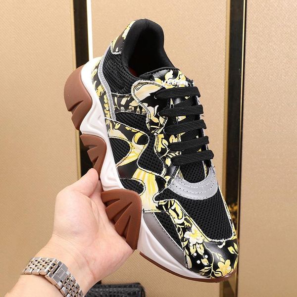 

squalo sneakers mens shoes with origin box new arrival fashion comfortable running sports shoes lace -up plus size low luxury men shoes