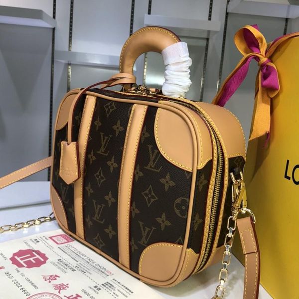 

new arrival women bag simple style handbags zipper leather shoulder bag chain totes vintage classic ladies crossbody bag with origin box