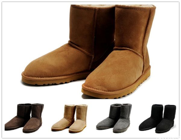 

new fashion australian classic high winter boot leather boots female boots snow boot