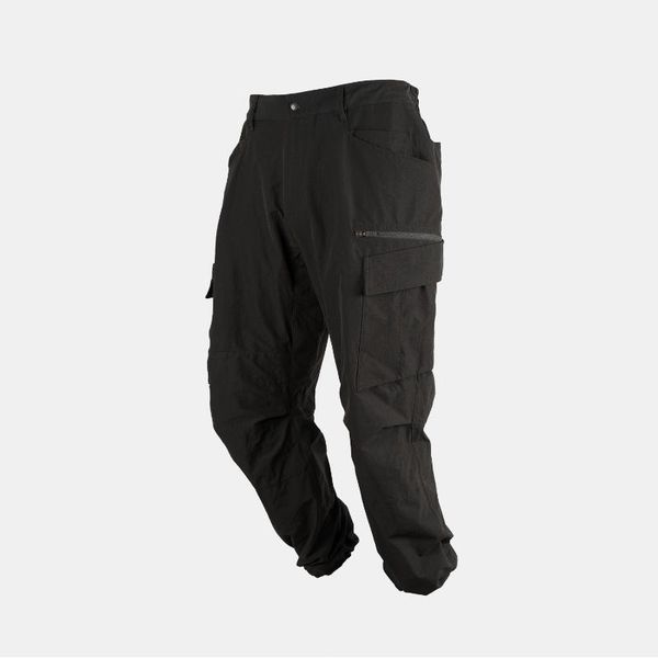 

new 2020 retro trendy men's loose overalls pants tide brand men's cotton casual casual harem pants, Black