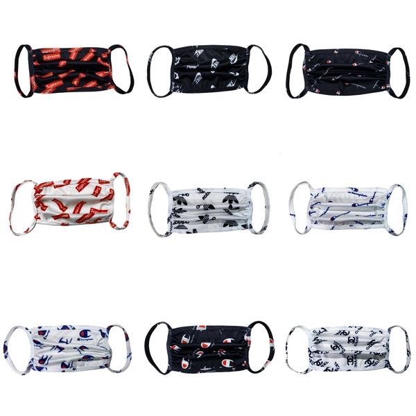 

epack print face mask party designer face masks black blingbling pm2.5 dustproof mouth er washable reusble cotton protective face masks#978, Blue;pink