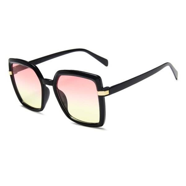 

square sunglasses female vintage ocean lens women new plastic eyeglasses ladies goggle sun glasses gafas, White;black