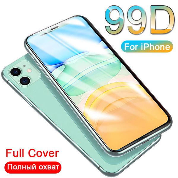

99d protective glass on the for iphone 11 pro x xs max 11 glass full cover iphone 11 pro max xr screen protector tempered glass