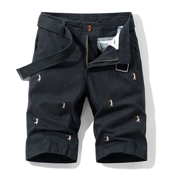 

casual streetwear summer мужская side-карман cargo shorts новые бермудские колен мужчины короткие штаны нет пояс, White;black