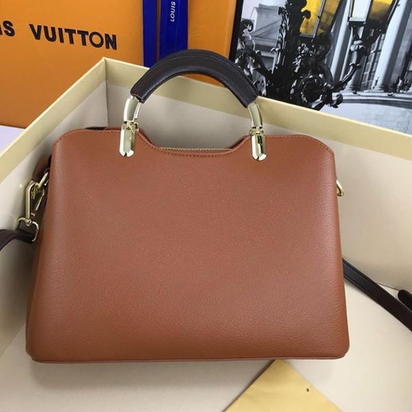 

womens leather shoulder bag with origin box ladies trend style crossbody bags handle totes zipper messenger bags sale