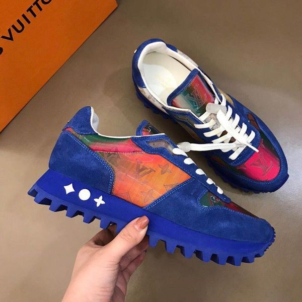 

2020h new luxury design leather printed rubber sole sneakers fashion wild mens casual shoes men's banquet shoes size: 38-4, Black