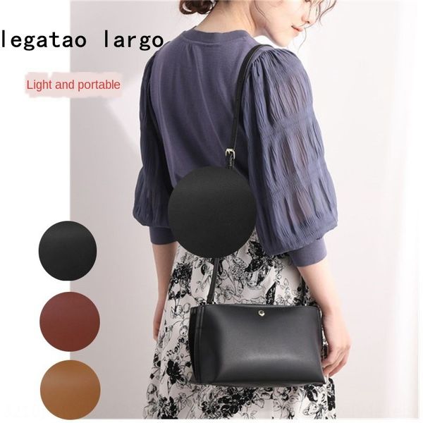 

2vewx legato largo leather leisure 2020 new women's package postman package backpack postman bag fashion ins wind side backpack all-mat, White