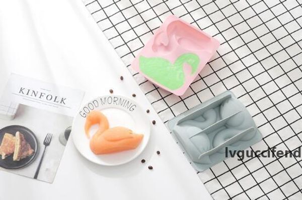 

large flamingo silicone cake mold flamingo handmade soap chocolate baking mold
