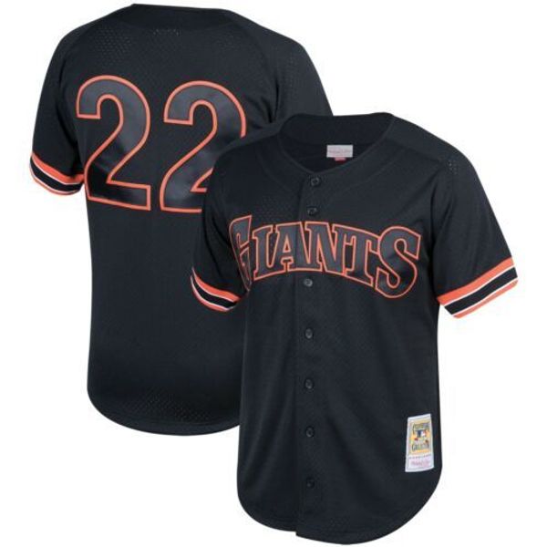 

will clark mitchell & ness black mesh mens stitched xs-6xl baseball jerseys, Gray