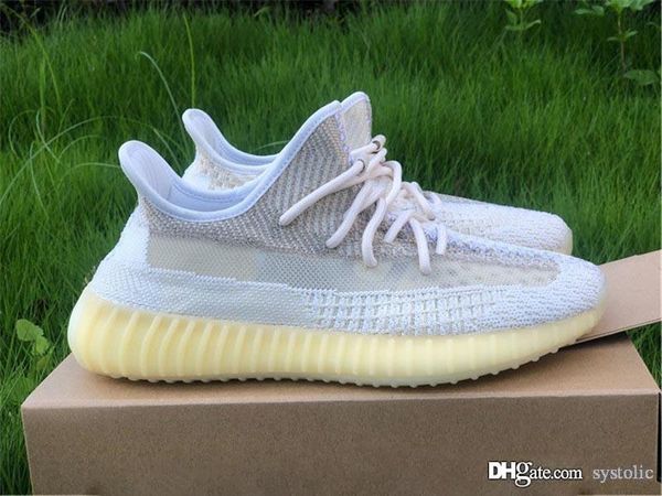 

2020 yezy350 v2 abez israfil asriel zyon 3m reflective kanye west man woman running shoes sports trainers sneakers with original box