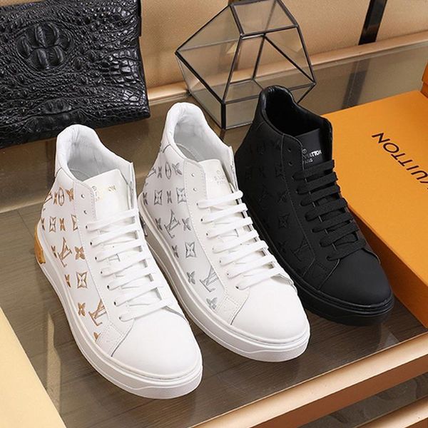 

drop ship mens shoes comfortable vintage luxury designer footwears herren sportschuhe sports lace -up high plus size casual men boots, Black