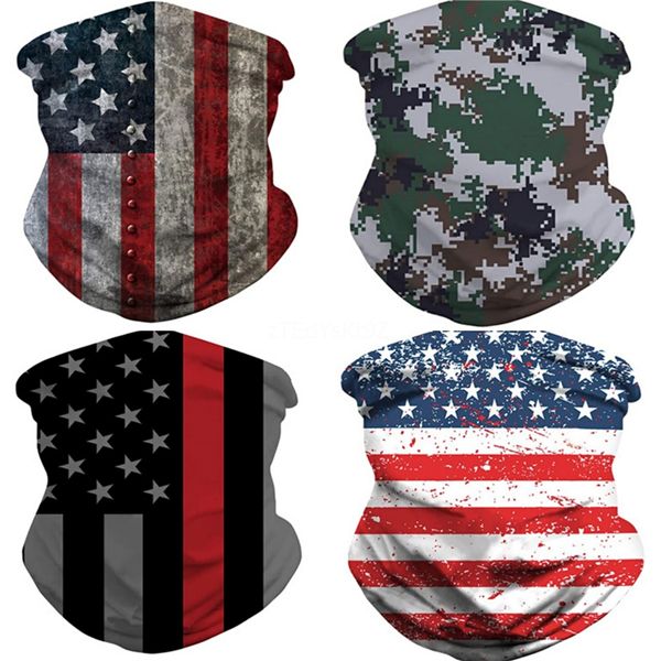 

jwmhp 3d seamless bandanas magic neck buffs motorcycle cycling face scarf printed halloween mask the headband hiking scarf face shield#398, Blue;black