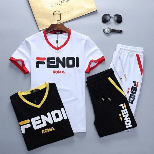 

2020 italian designer mens tracksuits luxury summer sportswear sweatshirt jogging suits running mens short set tracksuits, Gray