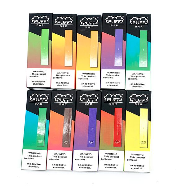 

Слоеное Bar Plus 5% Disposables Vape Бобы система Устройства Емкость 1,3 мл 280mAh Батарея Puffbar Vape ручка Палочка Vape картриджа 300 + затяжки