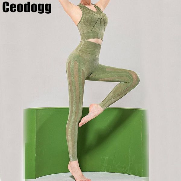 

женская бесшовная йога set фитнес одежда спорт бюстгальтер высокой талией тренировки леггинсы gym костюм спортивная running женский 2020 гор, White;red