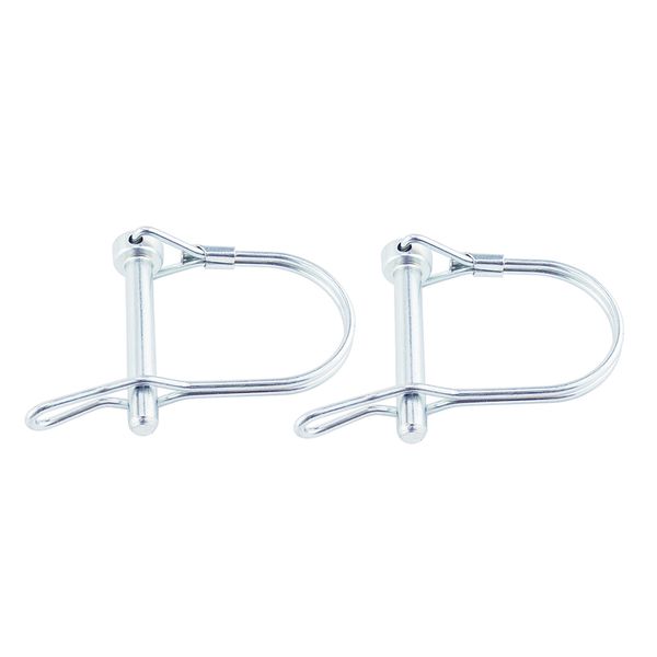 

2pcs spring carbon steel pto pin round arch wire shaft locking coupler pin