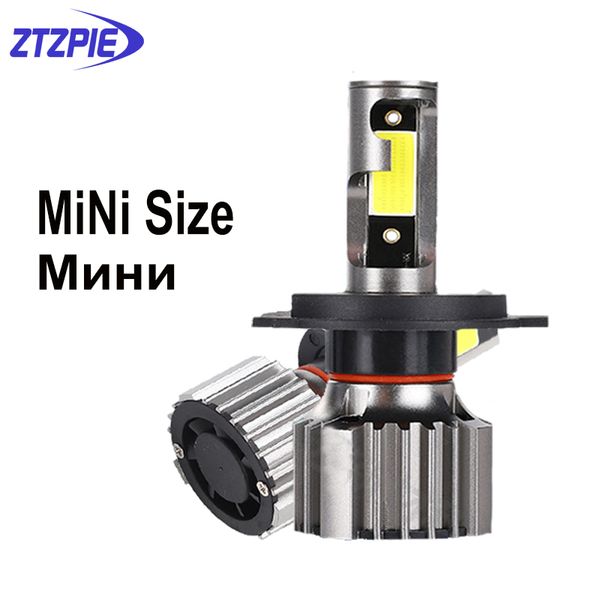

ztzpie 72w 6500kmini size 12000lm 9012 9005 h8 h9 h4 car led headlight h7 h11 9006 led bulbs 12v fog light