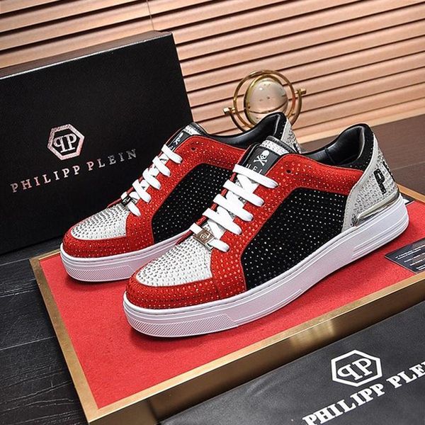 

men shoes fashion blingbling lo -sneakers crystal patchwork mens shoes sneakers fashion flats herren -schuhe luxury casual mens shoes
