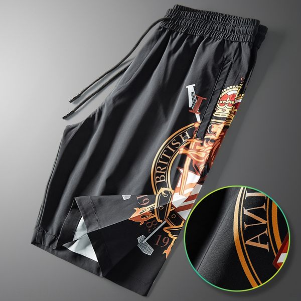 

summer new casual shorts beach shorts beach pants men's slim-fit digital printing trendy suit pants