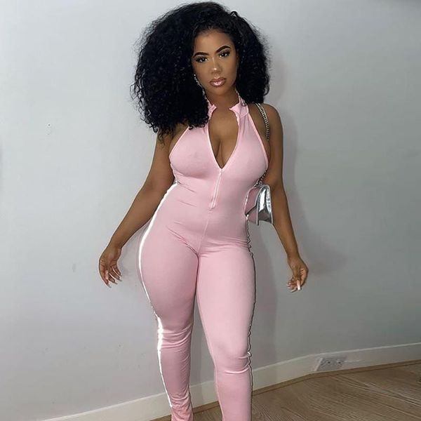 

сексуальные женщины спорт игровая одежда гимнастика йога набор tracksuit женщина без рукавов холтер bodycon ромпер твердые женщины backless, White;red