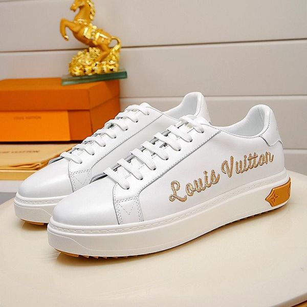 

mens fashion sneakers chaussures pour hommes luxury mens shoes fashion zapatos hombre leather fabric men shoes rubber sole time out sneaker