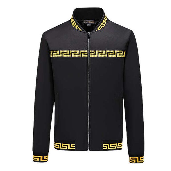 

2020 fashion trend men's medusa coat coat letter printing luxury men's hoodie casual pullover sports coat outdoor windbreaker, Black;brown