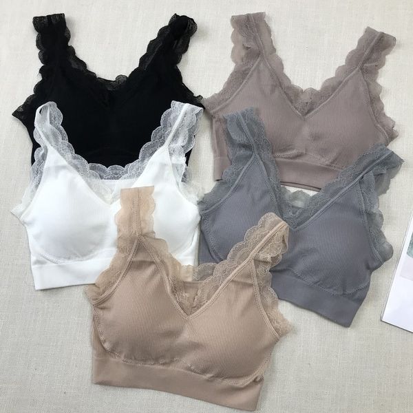 

zvnq4 summer steel ring one-piece comfortable camisole bra underwear underwearunderwear for women summer seamless steel ring seamless one-pi, White