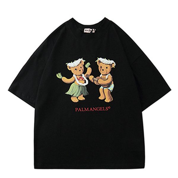 

2020 new luxury men's t-shirts summer 100% cotton brand t-shirts fashion men's and women's casual cotton t-shirt printed d789, Black