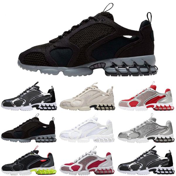 

classic zoom spiridon caged 2 fossil men women running shoes triple white cool grey outdoor mens trainers sports sneakers runners