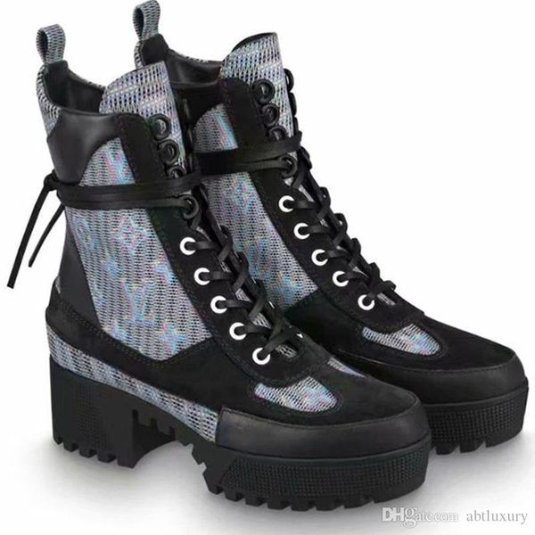 

women boots shoes winter chaussures de femme lady vintage bottes femmes womens shoes fashion type laureate platform desert boot casual shoes, Black