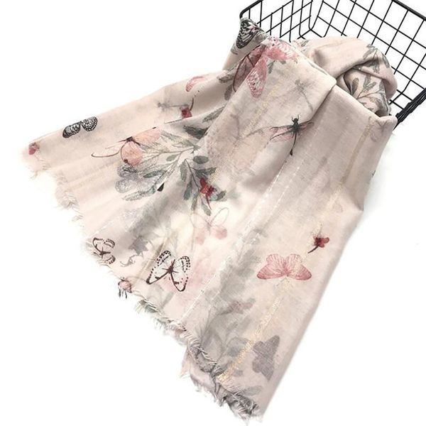 

floral printed scarves women shawl ladies tropical print hijab scarf beach dress scarves wholesales, Blue;gray