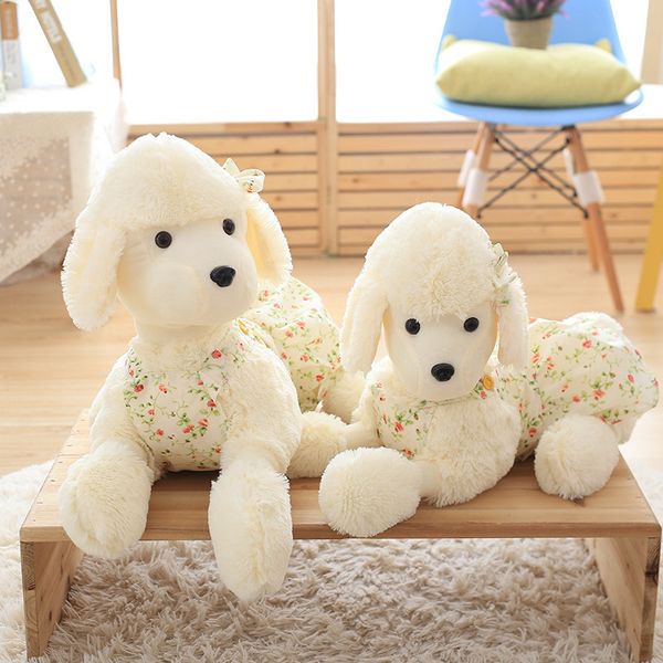 

poodle plush toy garden floral dog doll spot wholesale birthday gift for girlfriend