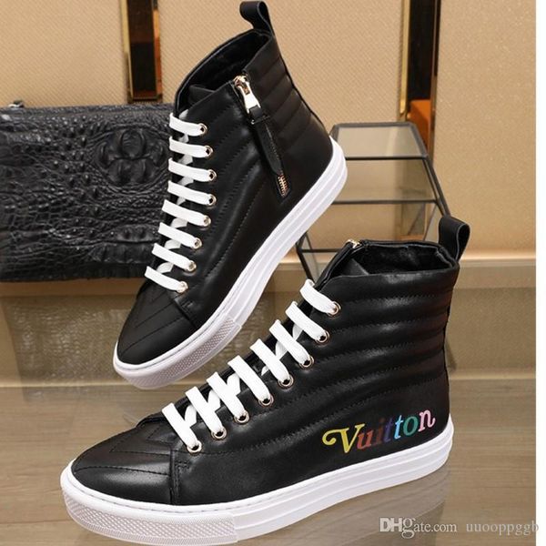 

2020wo new official website synchronization luxury men's casual fashion shoes, outdoor travel sports shoes, fast delivery original box, Black