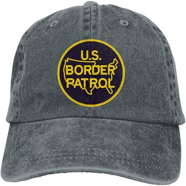 

us border soft casquette cap vintage adjustable baseball caps, Blue;gray