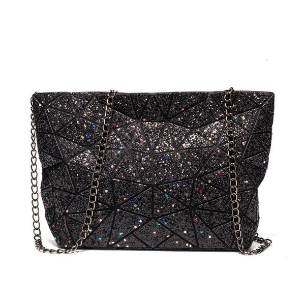 

new ladies luminous bags women shoulder messenger bag holographic clutch purses female geometric crossbody bag bolsas 2020