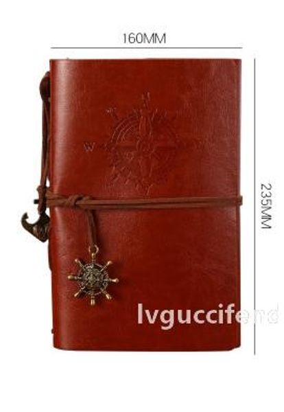 

kraft paper sketchbook vintage leather cover notebooks personal diary journals agenda handmade travel notepads, Purple;pink