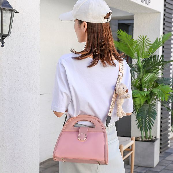 

litthing 2020 new fashion pink cute messenger bags for women versatile casual chains solid handbags zipper shoulder packs bags