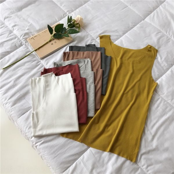 

large elastic i-shaped solid color stereo texture sports round collar slim yoga running base vest shirt vest shirt tide, Camo