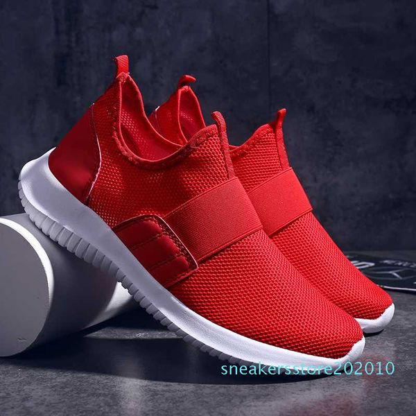 

men's sneakers fashion breathable running walking casual sports shoes s10, Black