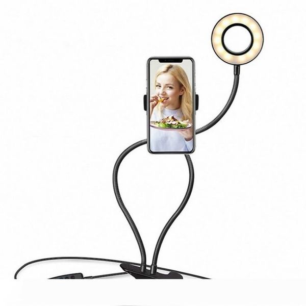 

lighting selfie ring light with cell phone holder stand for live stream makeup led camera lighting