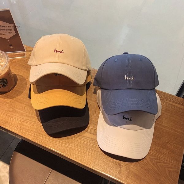 

y0qly hat female summer fashion small letter embroidery male outdoor student sun hat korean style cap baseball capembroidered baseball capin, Blue;gray
