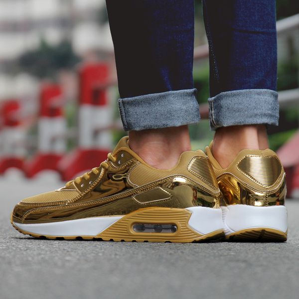 

shiny air cushion classic sneakers fashion trend casual sneakers couple shoes korean comfortable non-slip thick-soled sneakers
