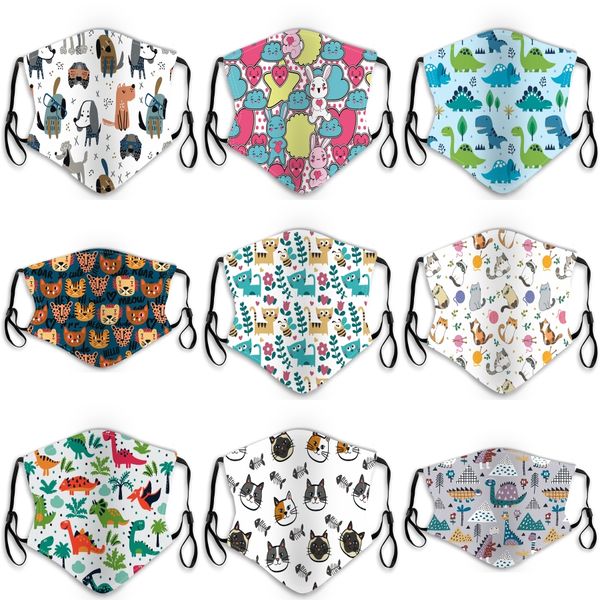 

kids designer face mask black cotton blend anti dust and nose protection k-pop mask fashion reusab#720