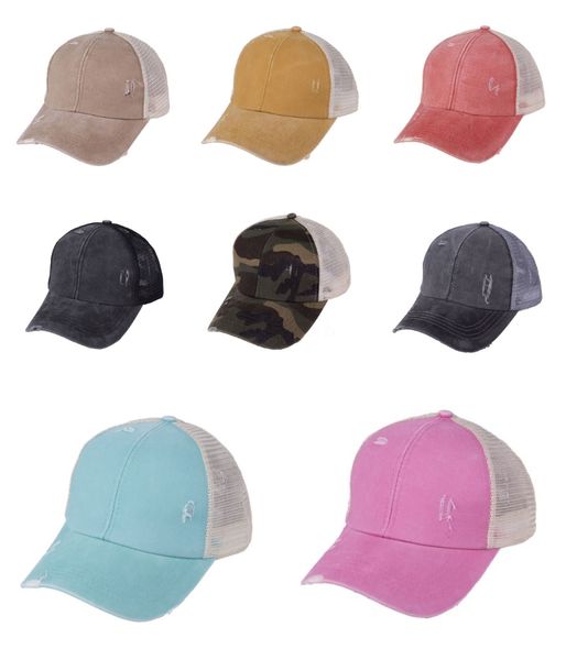 

взрослый trucker mesh cap с вышивкой патч бейсболки с изношенной брим чистая hat для мужчин и женщин # 705, Blue;gray