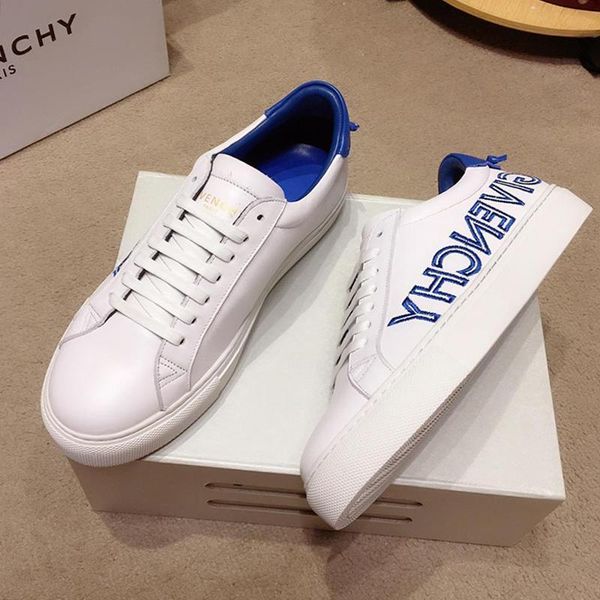 

reverse sneakers in leather fashion classic mens shoes lightweight shoes low lace -up casual luxury men shoes sale, Black