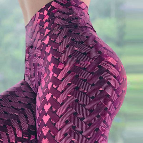 

2020 women yoga gym legging push up elastic workout scrunch booty pants high waist water droplets tight leggins s-xl, White;red