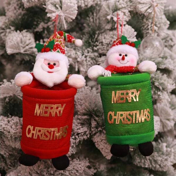 

christmas storage bag 2020 santa claus snowman reindeer christmas gift new year gift bow candy bag decoration